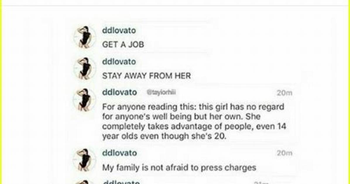 Demi Lovato Leaves Harsh Comments on Stalker Fan’s Instagram While Defending Family | Demi Lovato | Just Jared: Celebrity News and Gossip