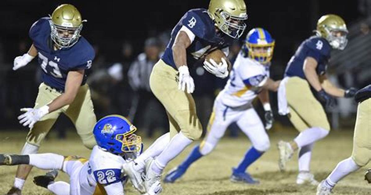 Dillon Wins the 2023 Class a Football Title Against Columbia Falls