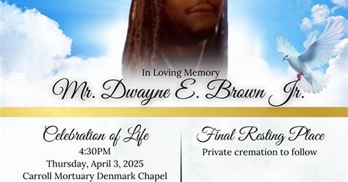 Dwayne Robinson Obituary, in Loving Memory of Dwayne Robinson