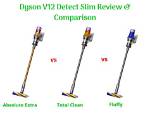 Dyson V8 vs Dyson V12 Detect Slim Side-by-Side Vacuum Comparison