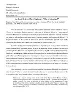 Eagleton Essay