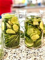Easiest Fridge Dill Pickles