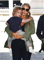 Elizabeth Berkley's Baby Boy Sky Cole Lauren Celebrates His 4Th Birthday