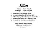 Ellen Meaning in English, Ellen Baby Name Origin Gender Meaning Pronunciation