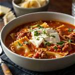 Enjoy Soup with a Dollop of Ricotta Cheese