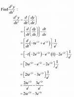 Find Dy/Dx and D2Y/Dx2 - News