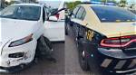 Florida Highway Patrol Cruiser Hit During Traffic Stop