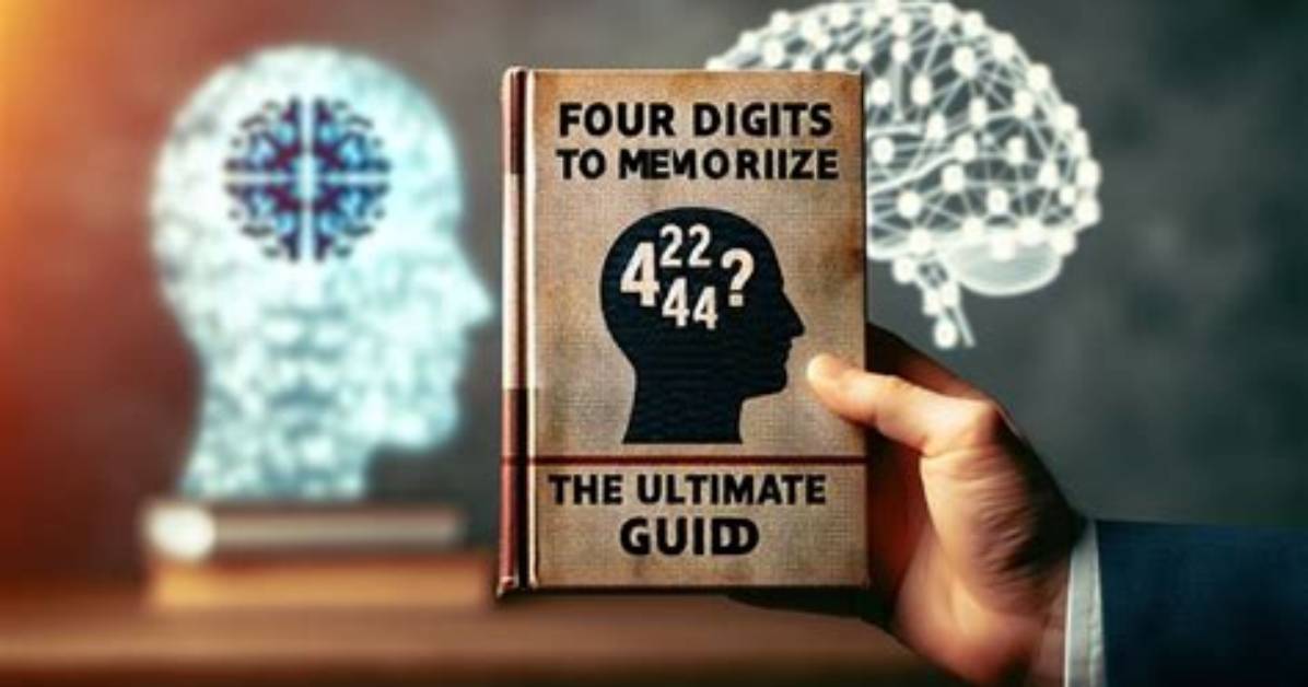 Four Digits to Memorize: a Guide to Mastering Memory and Enhancing Daily Life