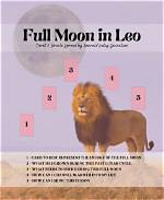 Full Moon in Leo Tarot Spread