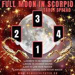 Full Moon in Scorpio Tarot Spread -
