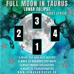 Full Moon in Taurus Tarot Spread -