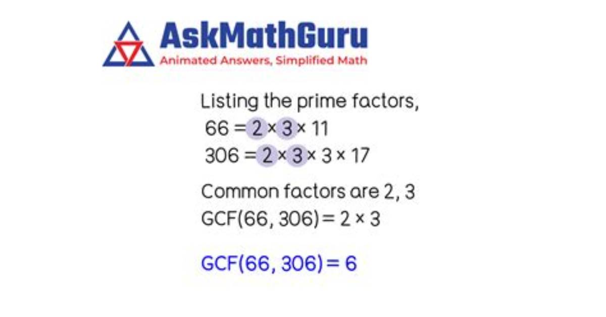 Gcf of 999 and 66