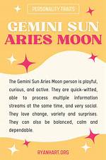 Gemini Sun with Aries Moon and Aries Rising — Truly Divine