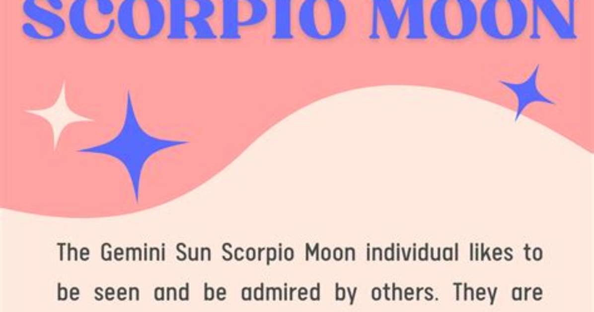 Gemini Sun with Scorpio Moon and Cancer Rising — Truly Divine