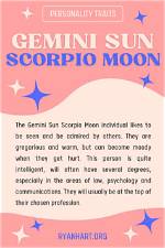 Gemini Sun with Scorpio Moon and Cancer Rising — Truly Divine