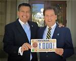 Governor Sandoval Debuts New Nevada License Plate |