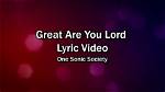 Great Are You Lord by One Sonic Society