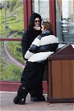 Hailey Bieber Braves the Snow (And Wows Husband Justin) in Skimpy 'Sugarplum' Outfit
