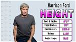 Harrison Ford Height