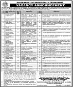 Health Department Sindh Jobs 2023 Apply Now