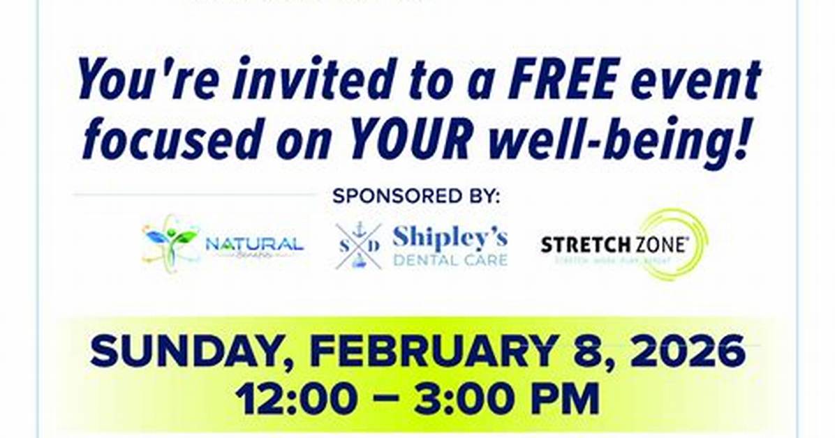 🌼 Health & Wellness Expo at Severna Park Community Center