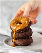 Healthy Baked Donuts with Protein Spread