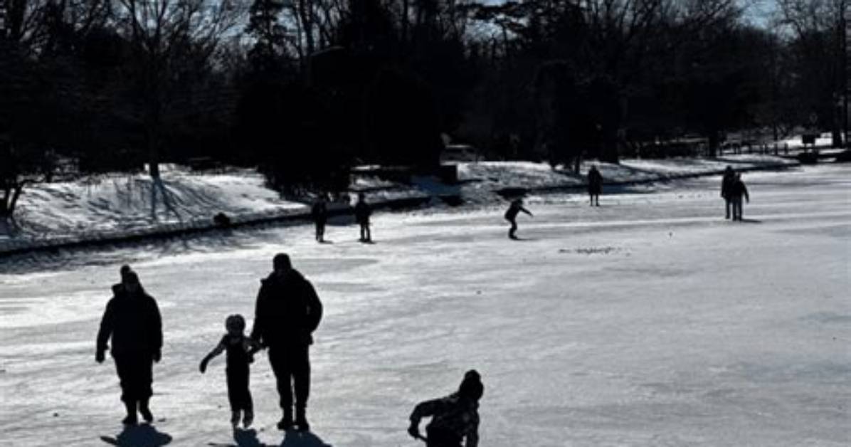 Hidden Pond Now Open for Ice Skating!