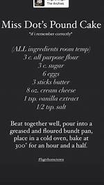 Hometown Miss Dot Pound Cake’s Recipes and Her Biography