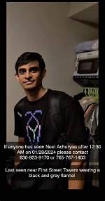 Hot News! Neel Acharya Missing; Purdue University Student’s Disappearance in West Lafayette Sparks Community Unity in Search Efforts