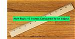 How Big Is 10 Inches