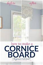 How Do I Make Cornice with Piped Edges?