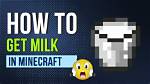 How Do You Get Milk in Minecraft Pe