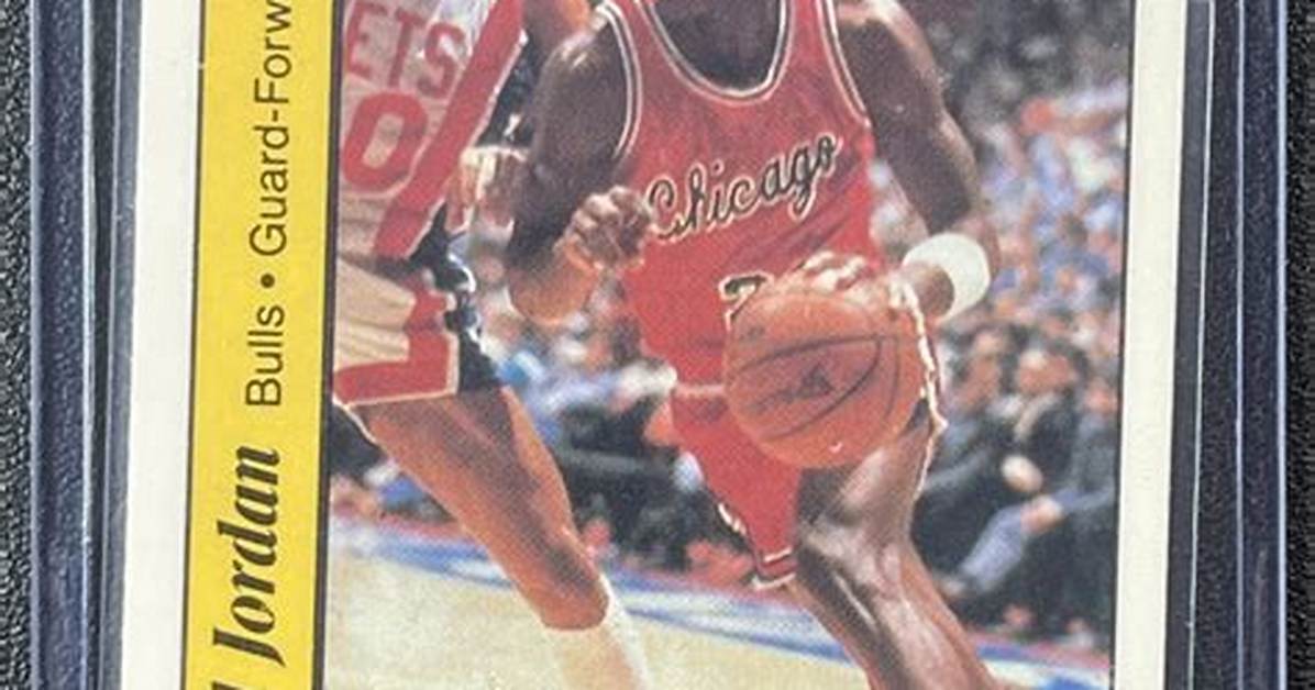 How Much Is a Michael Jordan Rookie Basketball Card Worth in 2024?