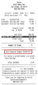 How to Add Receipt to Petco Rewards