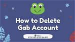 How to Delete Gab Account?