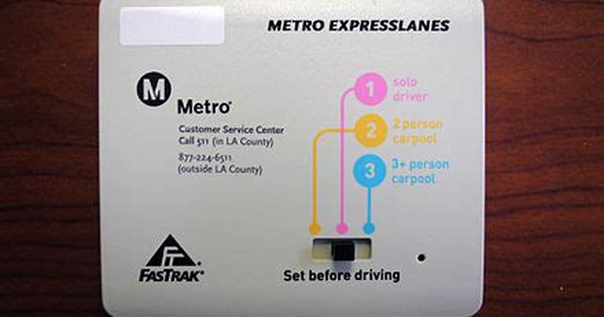How to Get a Fastrak Transponder Los Angeles