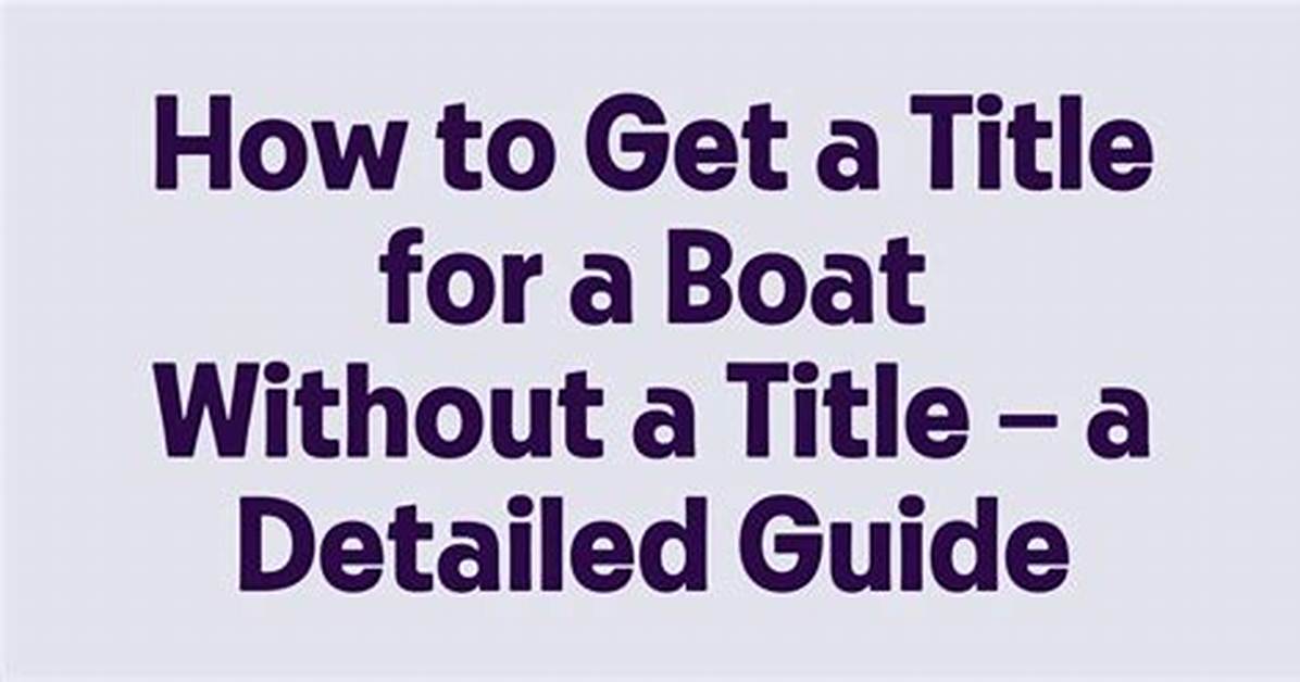 How to Get a Title for a Car Without Title in Pennsylvania