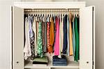 How to Hang Clothes on a High Closet Pole
