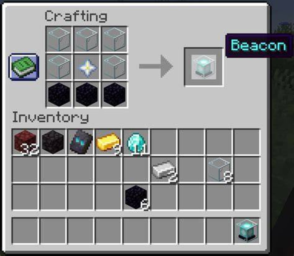 How to Make Minecraft Beacon