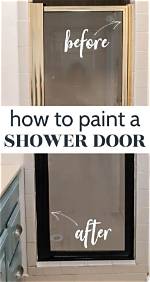 How to Paint a Shower Door Frame