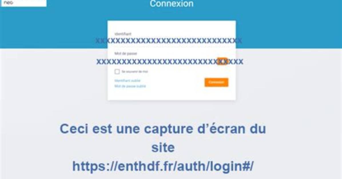 Https //Enthdf. Fr/Auth/Login.