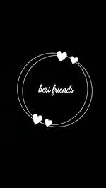 Instagram Highlight Covers: Black, Pink Friends, Me & All
