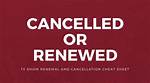 Is the Show Renewed or Cancelled?