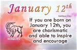 January 12 Birthdays of Famous People