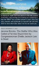 Jerome Brooks Houston Suicide – Obituary, Staffer Died After Alleged Body Shaming by Congresswoman Sheila Jackson Lee