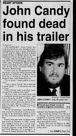 John Candy Cause of Death Who Was John Candy? What Happened to John Candy?