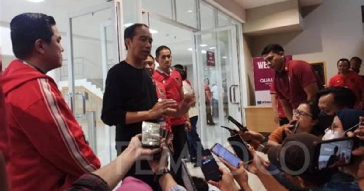 Jokowi Talks of Historic Win of U-23 Football Team Against Turkmenistan
