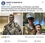 Joseph Whaley Obituary: Marine Killed in Live Fire Training at Camp Pendleton Identified