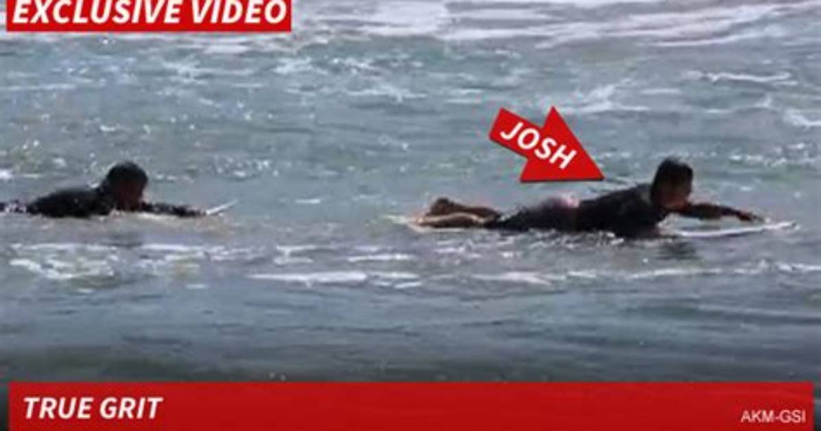 Josh Brolin -- Video of Awesome Surfer Rescue Josh Brolin Video of Awesome Surfer Rescue 3/15/2015 7:56 Am Pt