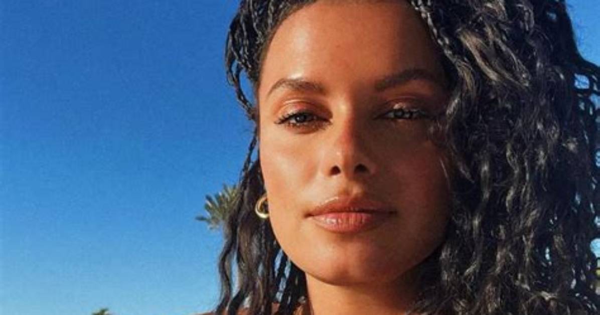 Joy Taylor in Bathing Suit Takes "Pit Stop in the Sunshine" — Celebwell